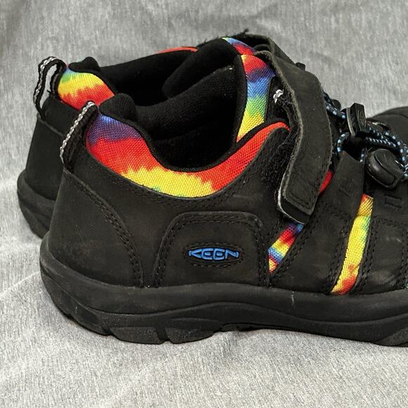 Keen Kids Size 3 Unisex Newport Black tie Dye Athletic water hiking Shoes - Picture 2 of 16